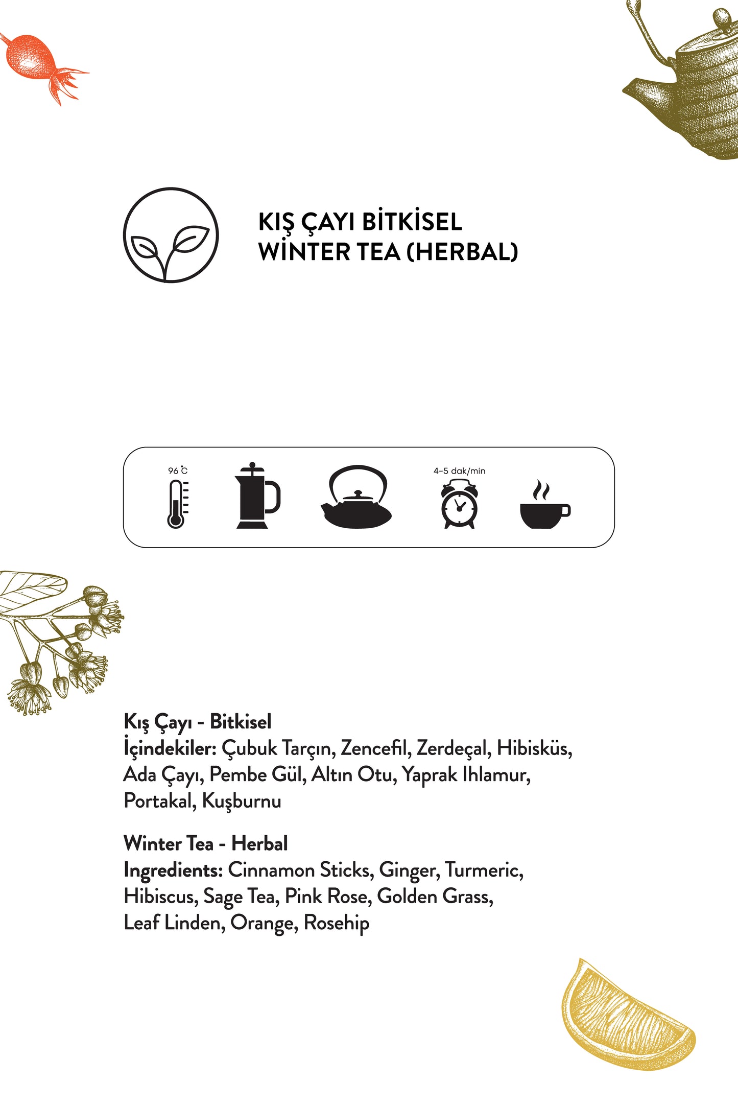 Kış Çayı Bitkisel (100 g)