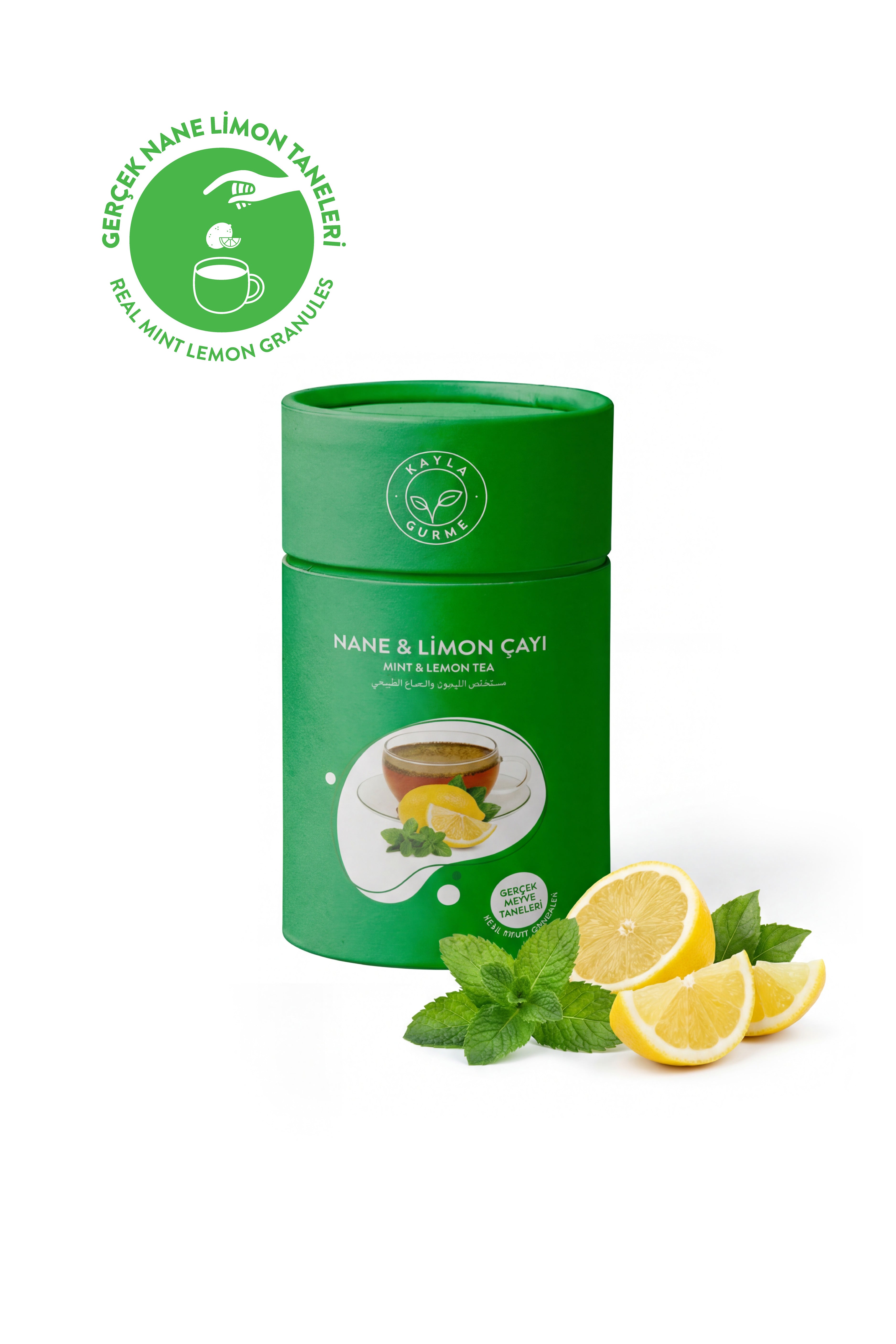 Mint Lemon Tea | Real Fruit Mint Lemon Tea (175 g) | Kayla Gurme
