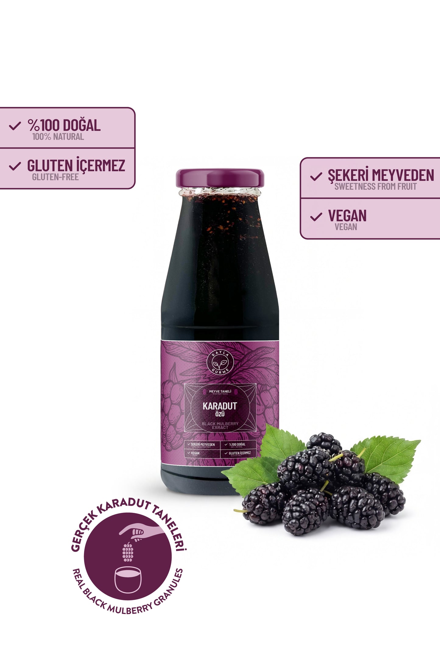 Karadut Özü (950 g)