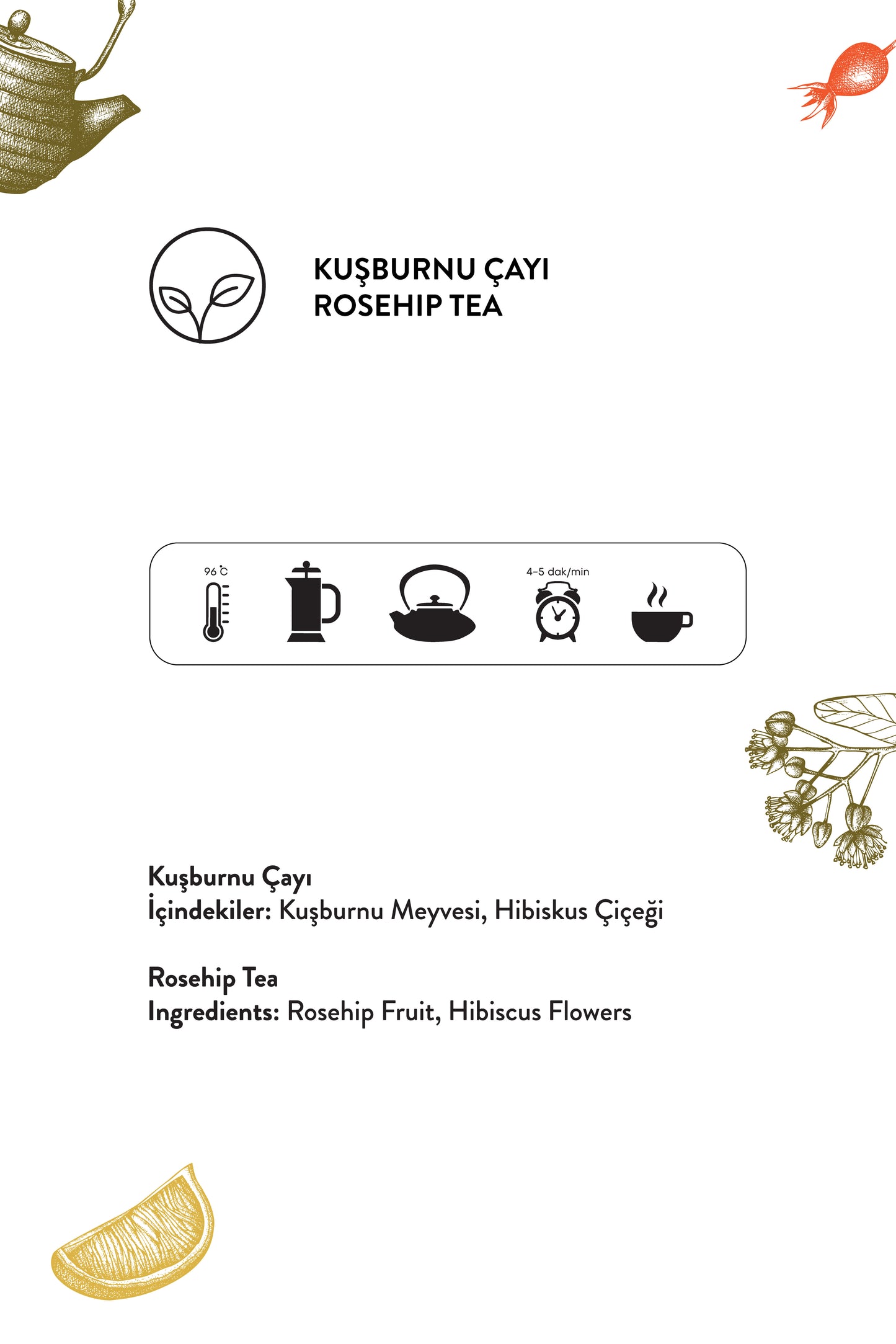 Kuşburnu Çayı Demleme (150 g)