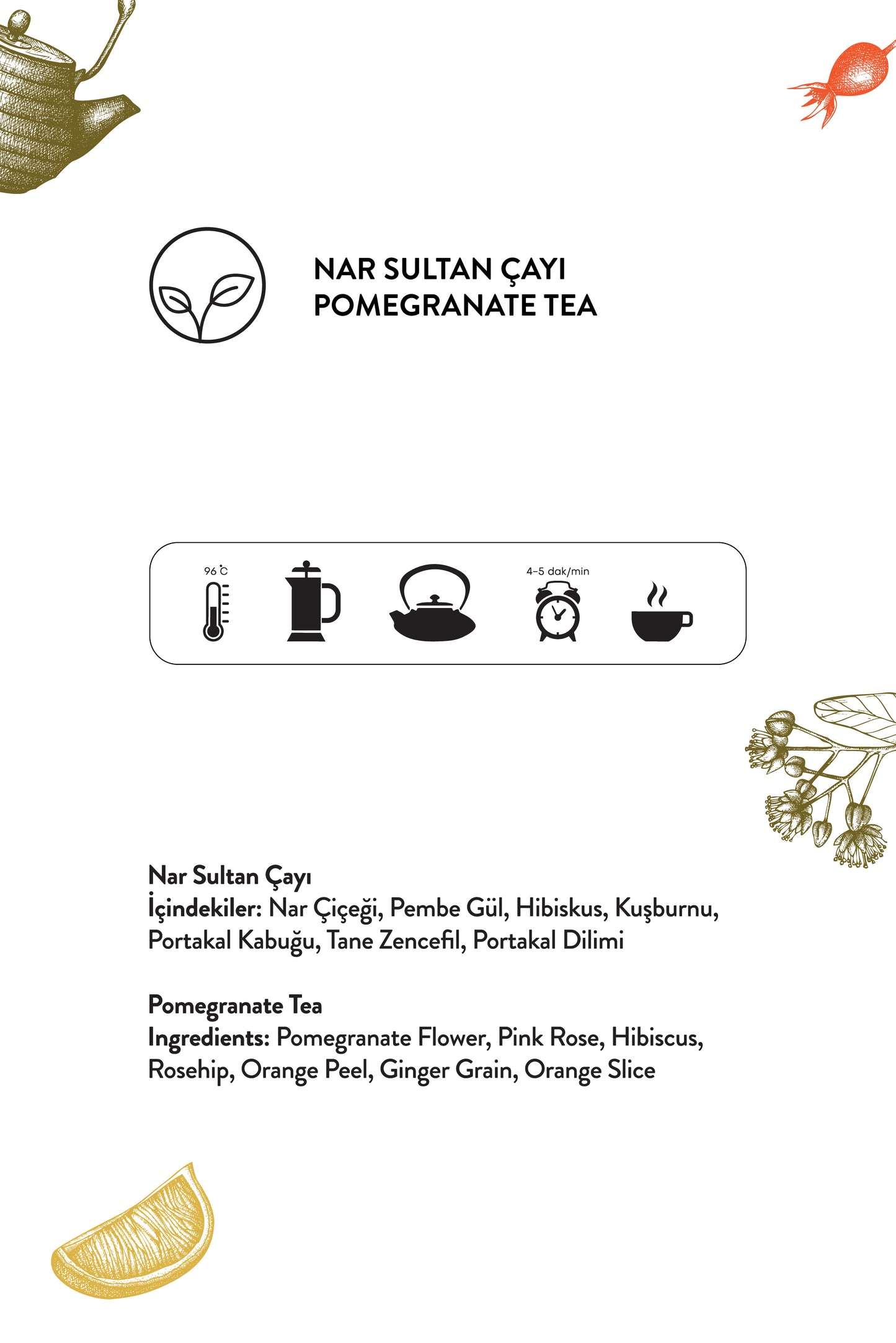 Nar Sultan Çayı (100 g)