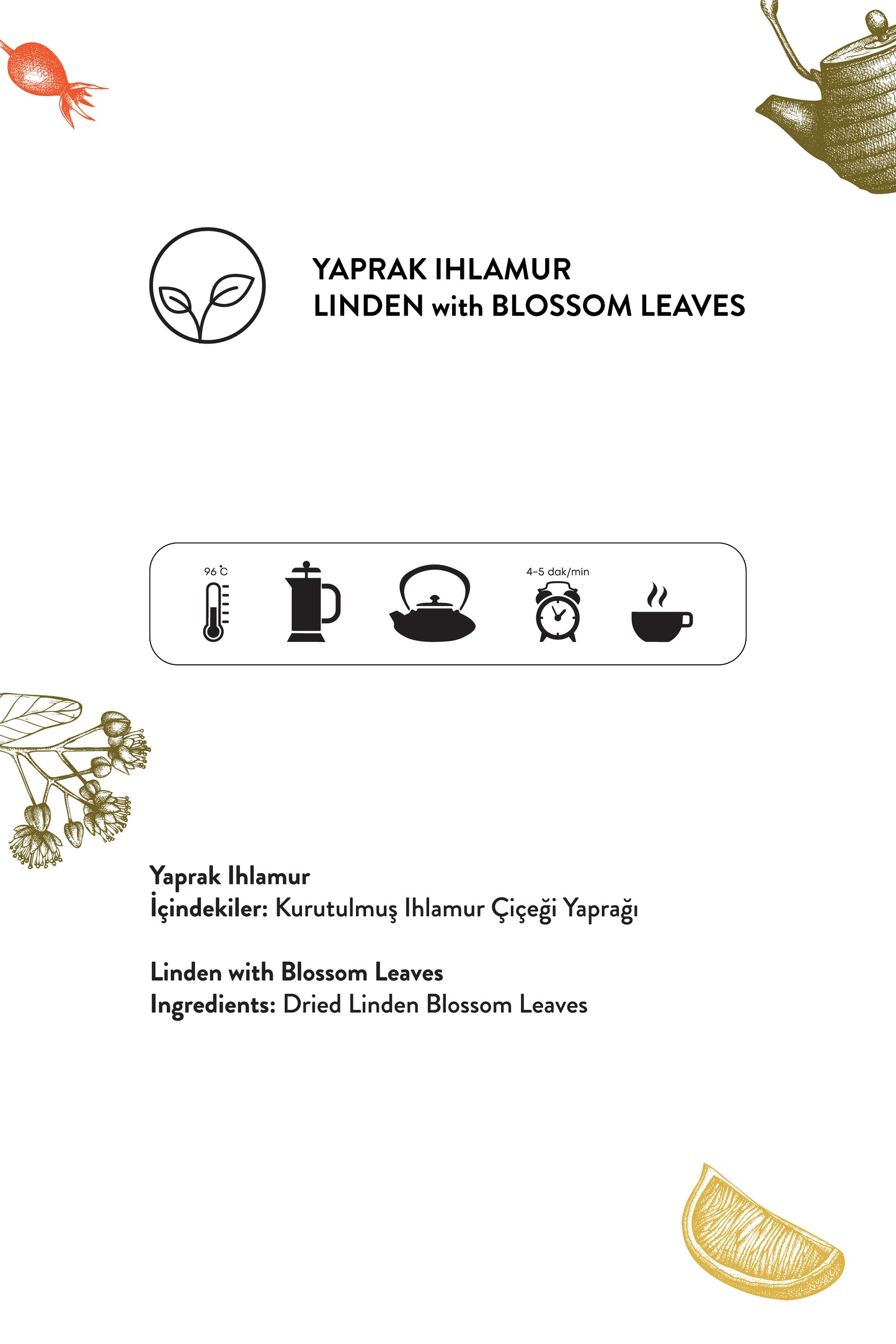 Kayla Gurme Yaprak Ihlamur