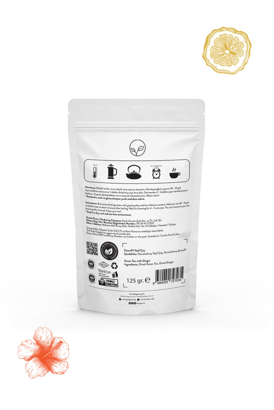 Zencefilli Yeşil Çay (125 g)