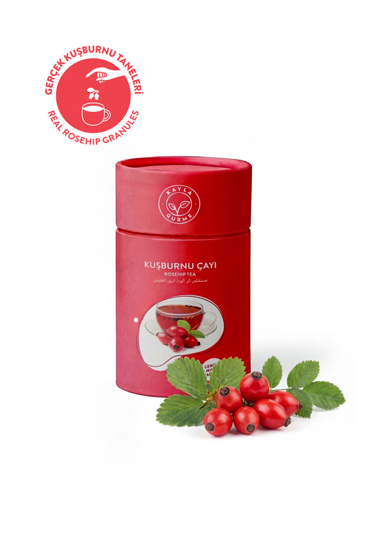 Kuşburnu çayı silindir kutu 175 gram vitamin zengin