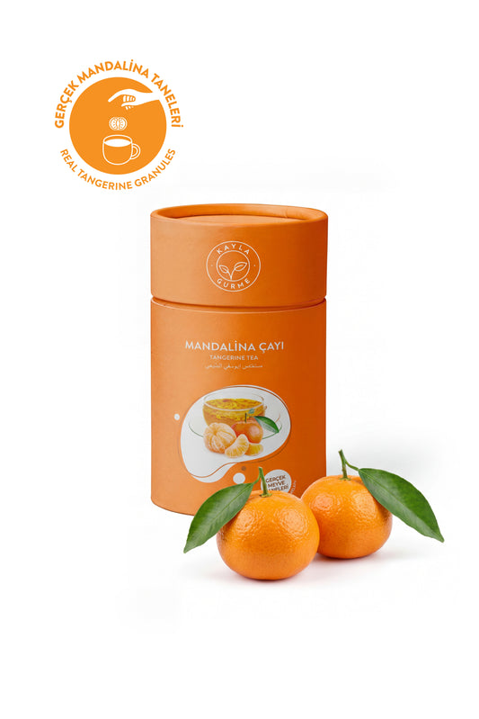 Mandalina çayı silindir kutu 175 gram sitrus aroması