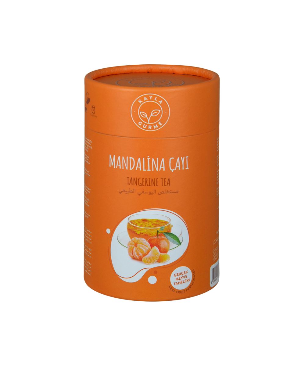 Mandalina Çayı Meyve Taneli Silindir Karton Kutu 175 Gr.